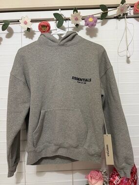 Essentials Dark Oat Hoodie XXS Unisex